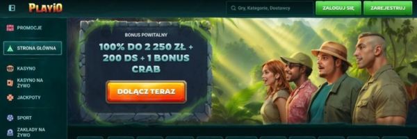 Playio Casino bonus i kasyno na żywo 2026